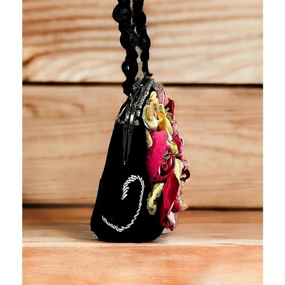 Vintage Mary Frances #1051 “Bed Of Roses” Shoulder Bag - Picture 4 of 11